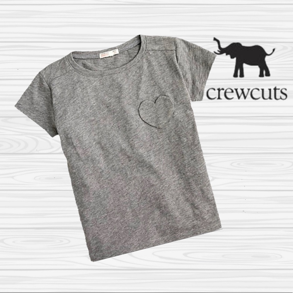 NWOT Crewcuts Gray Tee